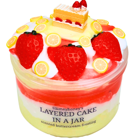 Layered Cake in a Jar sliimeyhoney