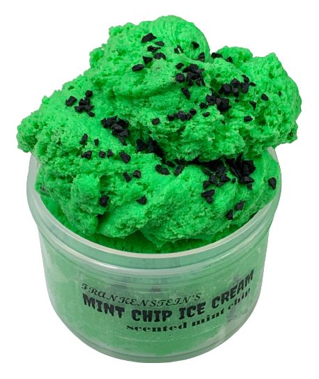 Frankenstein's Mint Chip Ice Cream