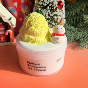 Melted Snowman Ice Cream