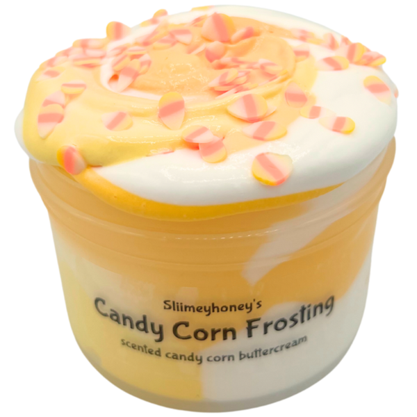 Candy Corn Frosting Butter Slime