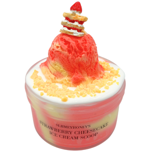 Strawberry Cheesecake Ice Cream Scoop