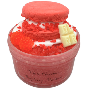 White Chocolate Raspberry Macaron