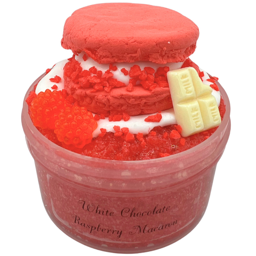 White Chocolate Raspberry Macaron