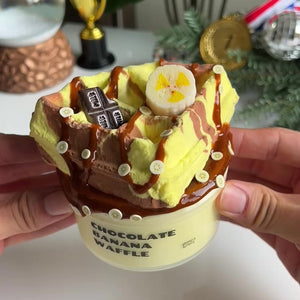 Chocolate Banana Waffle