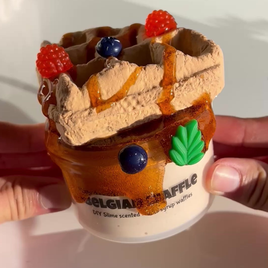 Slimeley. burnnie & cuttie 30包入 Belgian Waffle
